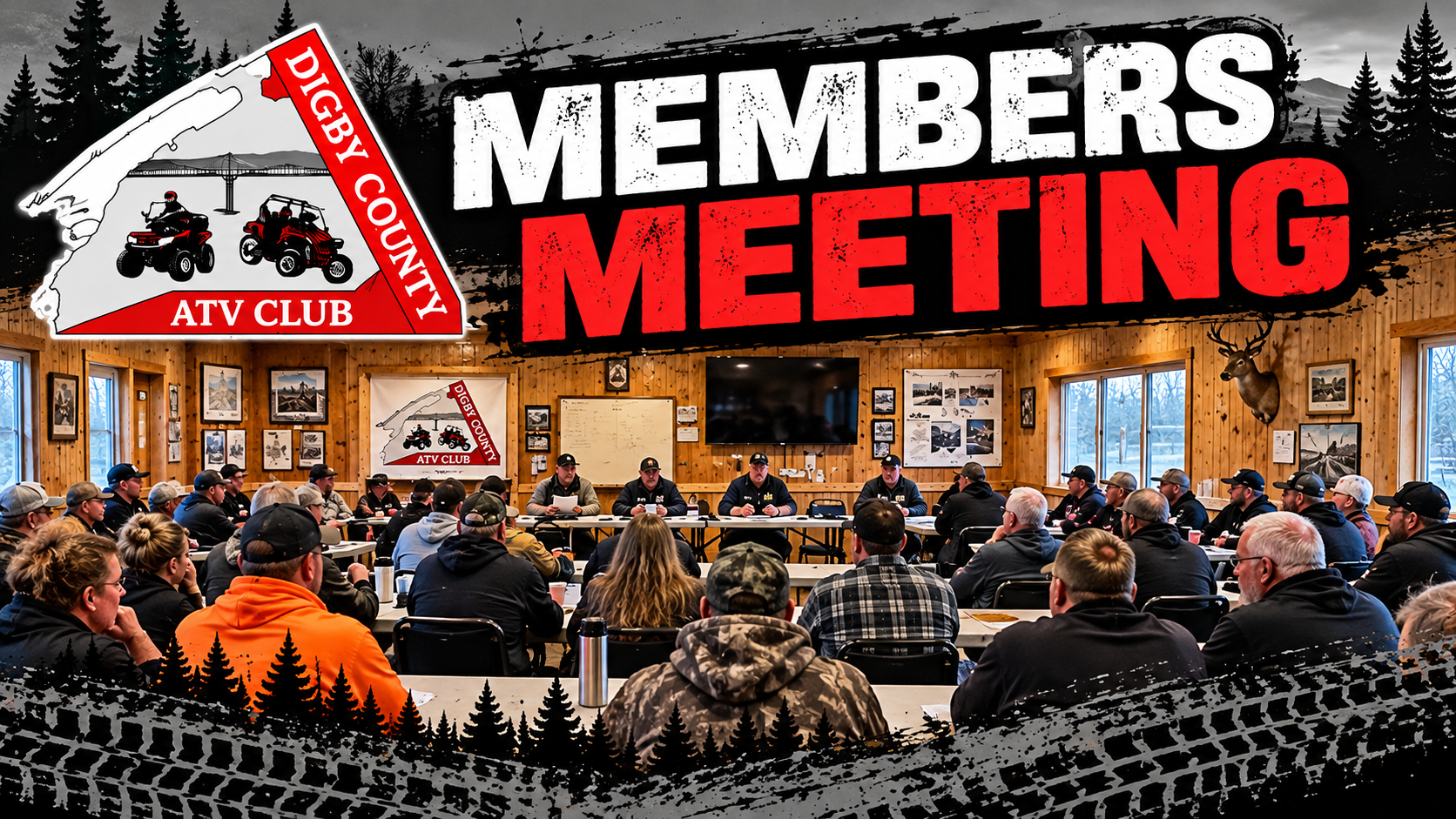 Digby County ATV Club members meeting graphic