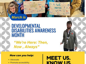 Developmental Disabilities Awareness Month 