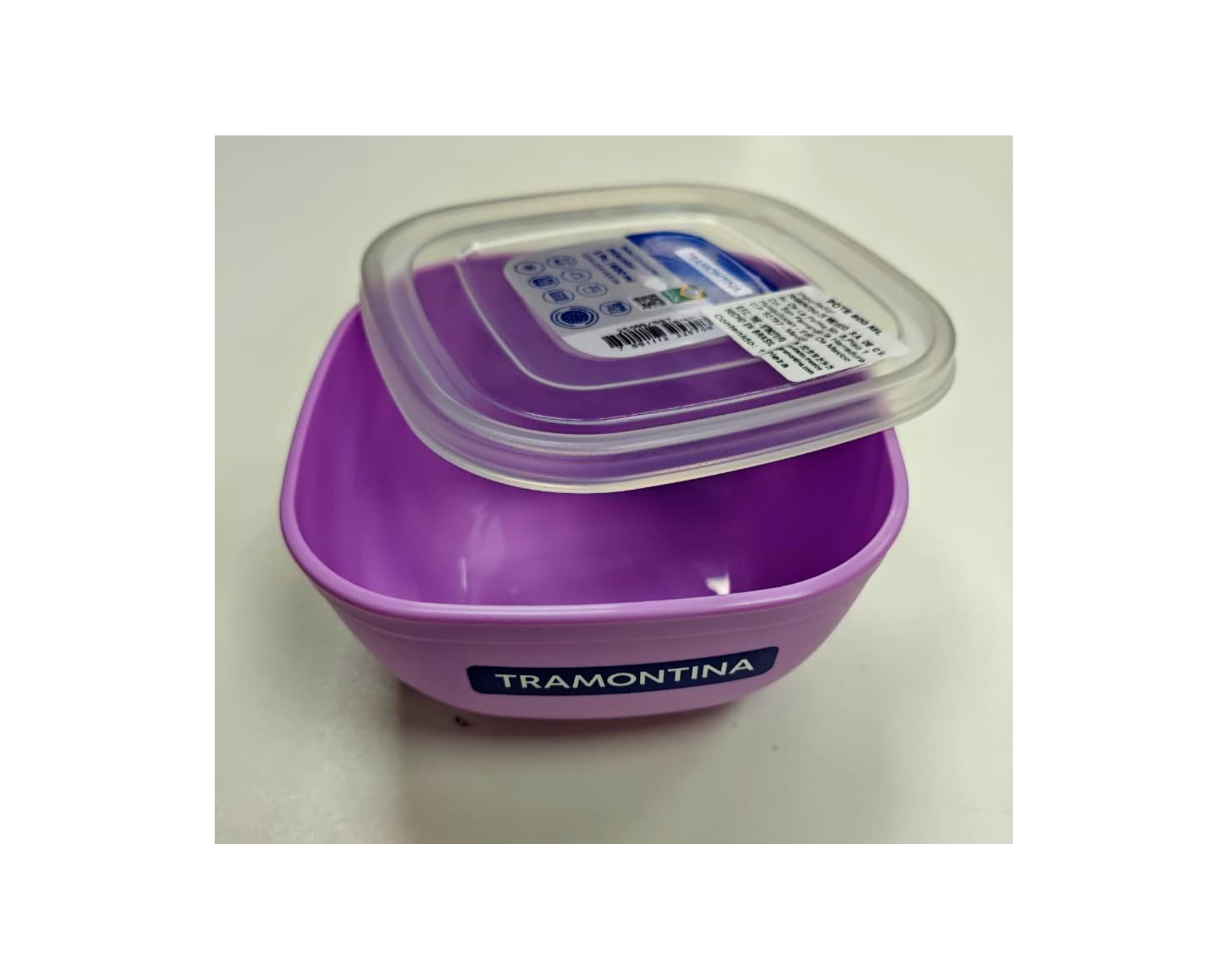 TRAMONTINA Pote O Contenedor Color Morado 600Ml SKU 25099987M