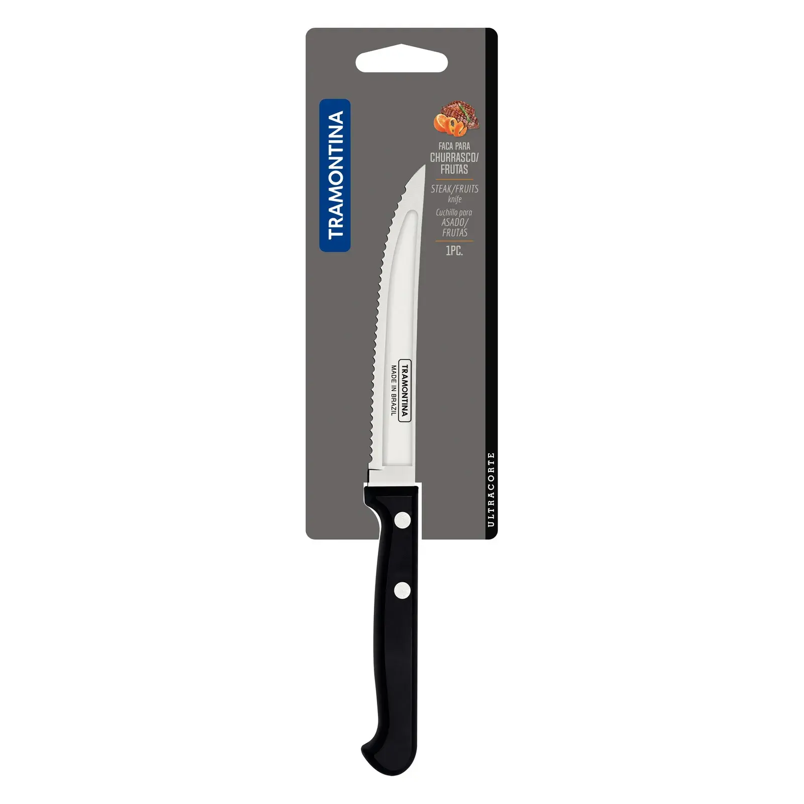 TRAMONTINA Cuchillo Para Asado Y Frutas Acero Inoxidable 5" SKU 23854105
