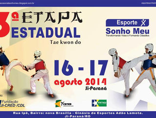 3ª ETAPA DO CAMPEONATO RONDONIENSE DE TAEKWONDO - NOVO LOCAL