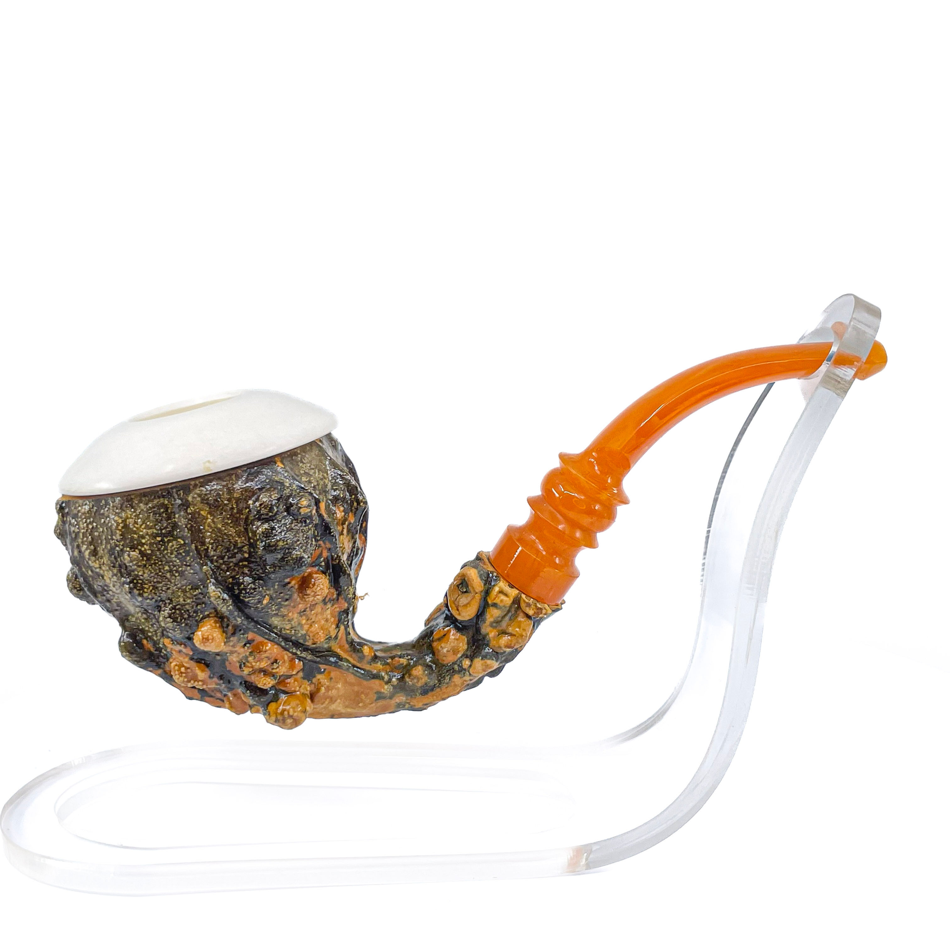 S.Yanik 海泡石烟斗手工制作真葫芦烟斗泡罩主体