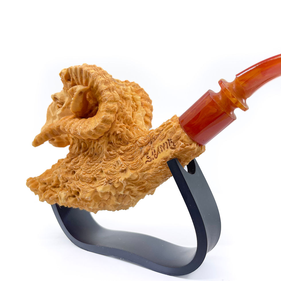 Thumbnail: S.Yanik Meerschaum Pipe Ram Smoking Pipe