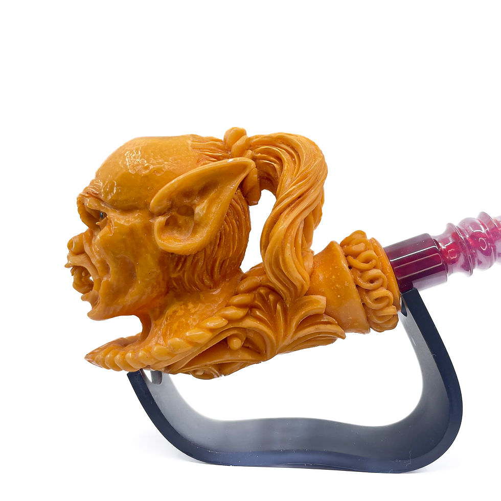 Thumbnail: S.Yanik Meerschaum Pipe Demon Smoking Pipe