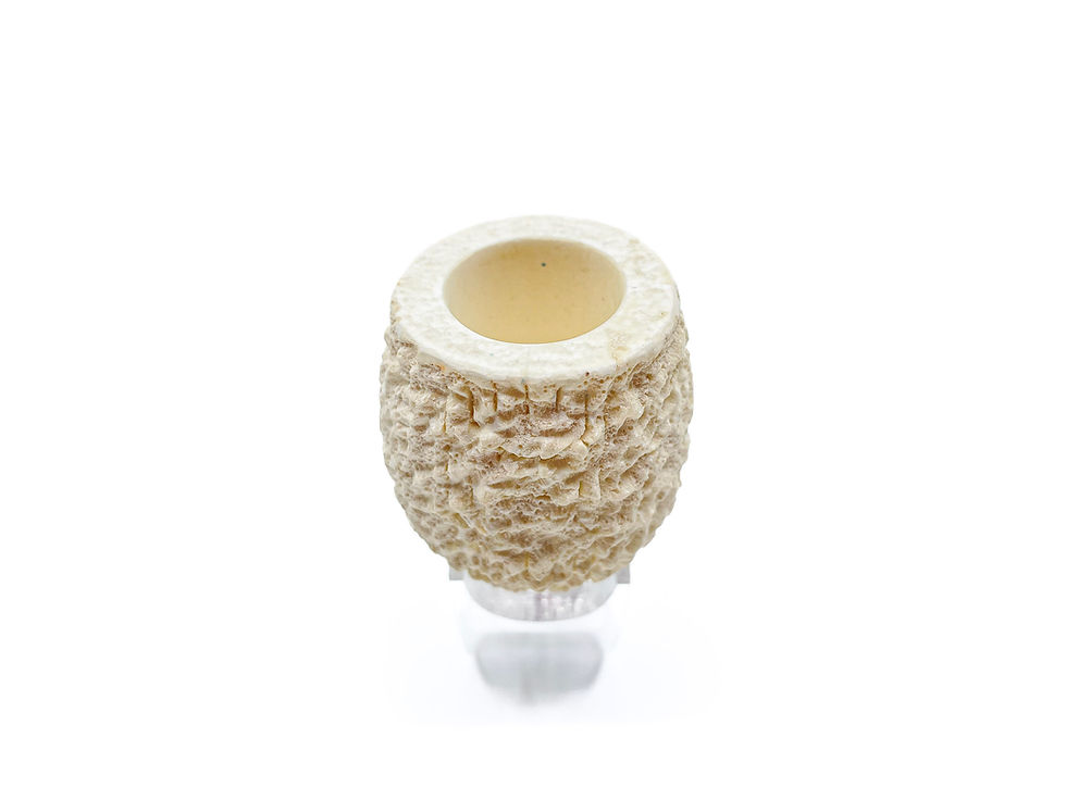 縮圖：S.Yanik Meerschaum Pipe Hand Carved Freehand Smoking Pipe with Case K