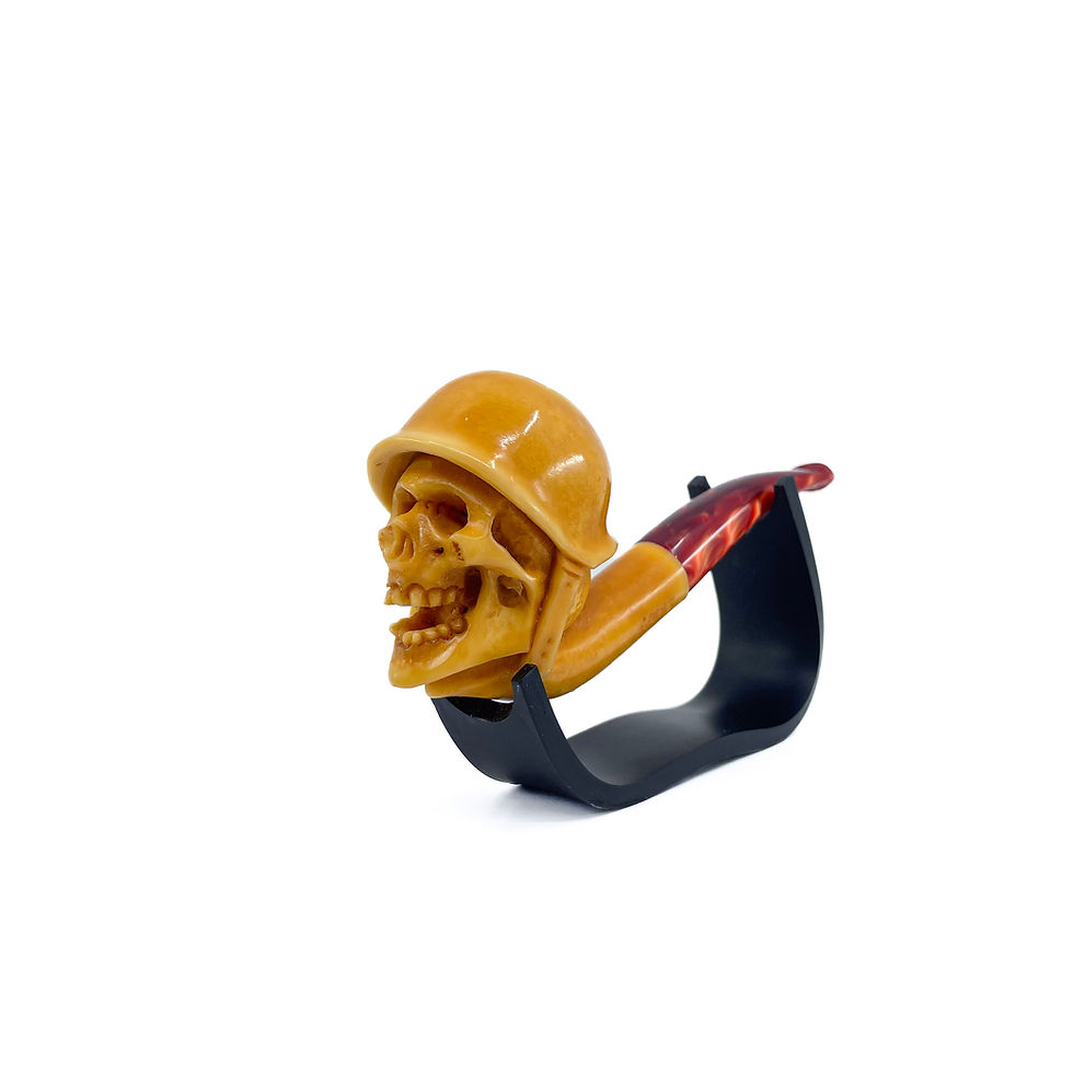 Thumbnail: Soldier Skull Smoking Pipe