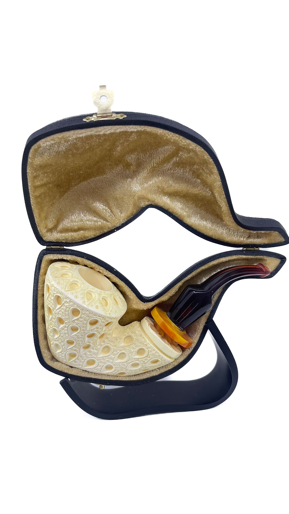 Thumbnail: Freehandwith Lattice Ornament Smoking Pipe