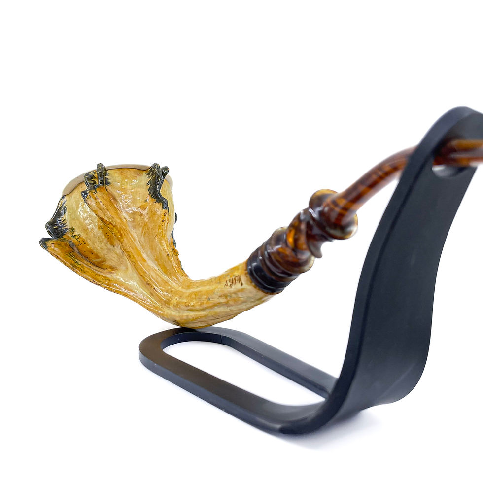 Thumbnail: S.Yanik Meerschaum Pipe Long Calabash Smoking Pipe