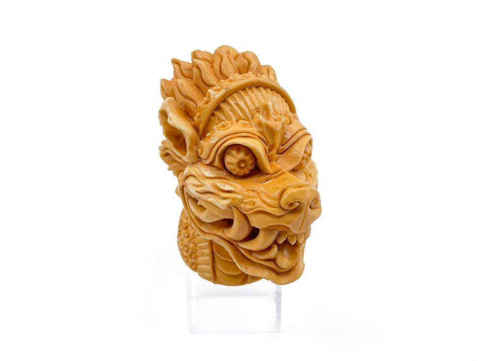 縮圖：S.Yanik Meerschaum Pipe Bali's Demon Smoking Pipe