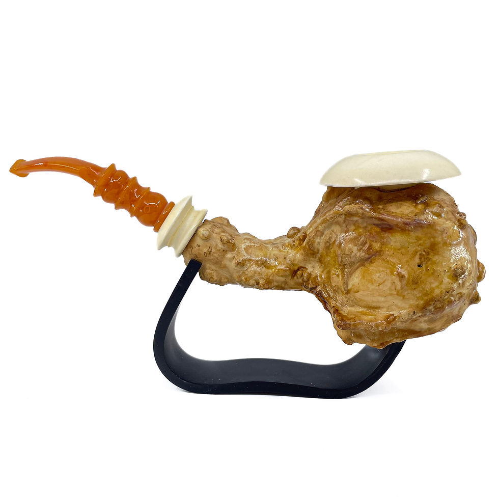 縮圖：Calabash Smoking Pipe, Real Gourd Tobacco Pipe