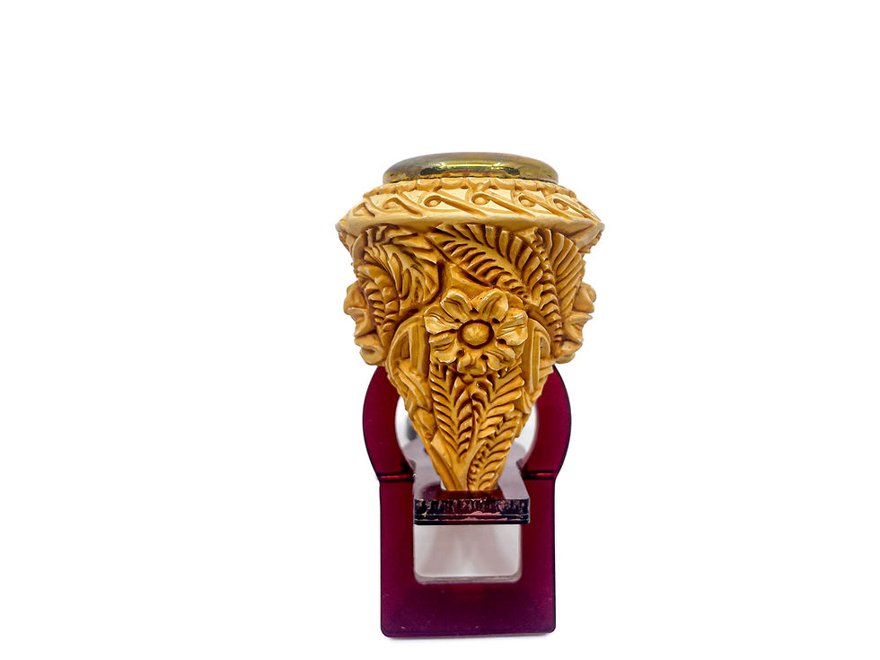 縮圖：S.Yanik Meerschaum Pipe Freehand with Celtic Ornament Smoking Pipe