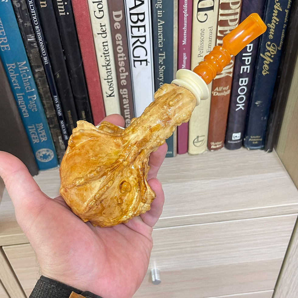 縮圖：Calabash Smoking Pipe, Real Gourd Tobacco Pipe