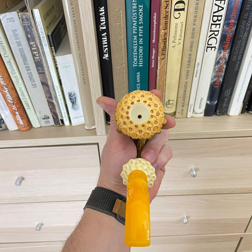 Thumbnail: Small Calabash Smoking Pipe