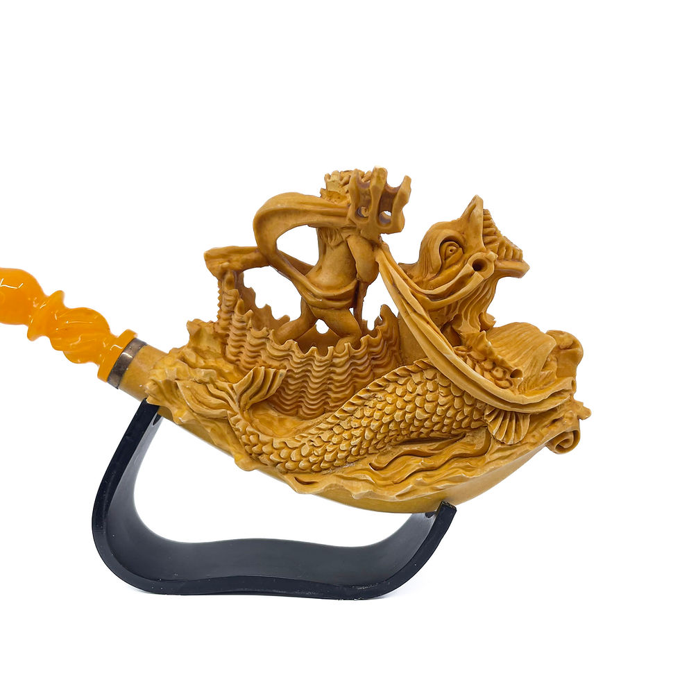 Thumbnail: Neptune God of Sea Tobacco Smoking Pipe, Cigarette Holder