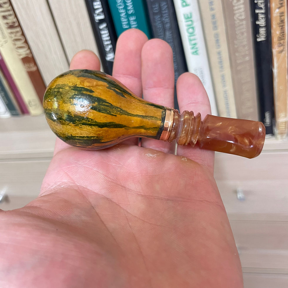 Thumbnail: Pocket Calabash, Nosewarmer Smoking Pipe