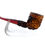 縮圖：S. Yanik Meerschaum Pipe Hand-Carved Meerschaum Billiard Pipe – Calcine Finish