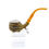 縮圖：Calabash Pipe, Hand Carved Bowl, Natural Gourd Body