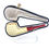 Thumbnail: S.Yanik Meerschaum Pipe Hand Carved Lattice Billiard Smoking Pipe with Case