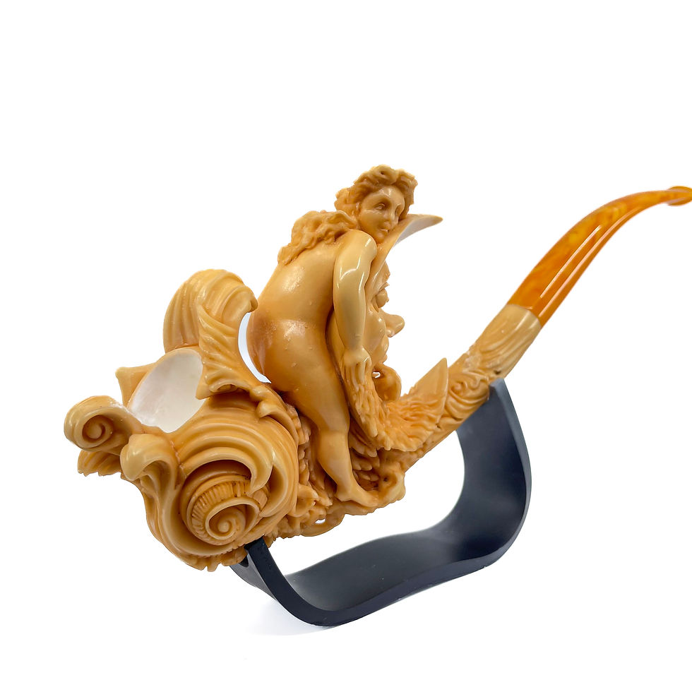 Thumbnail: S.Yanik Meerschaum Pipe Moon and Nude