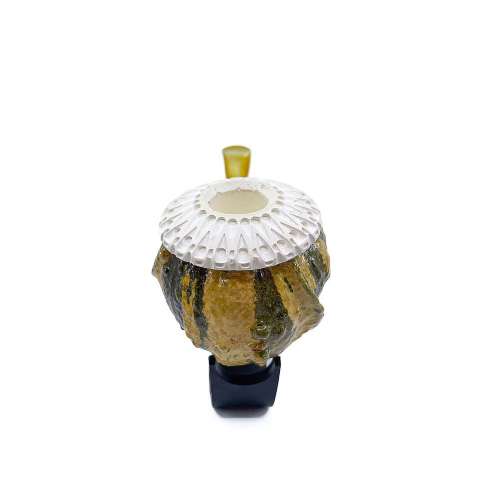 縮圖：Calabash Smoking Pipe, Real Gourd Body