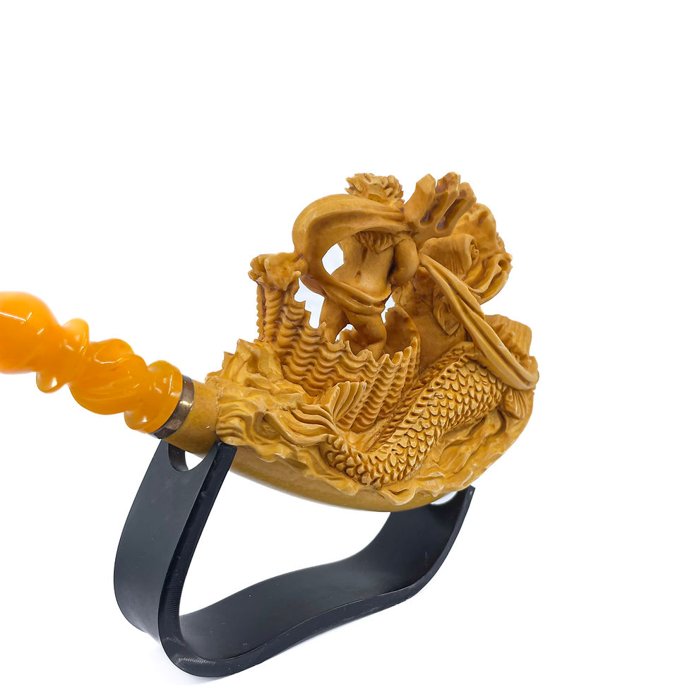 Thumbnail: Neptune God of Sea Tobacco Smoking Pipe, Cigarette Holder