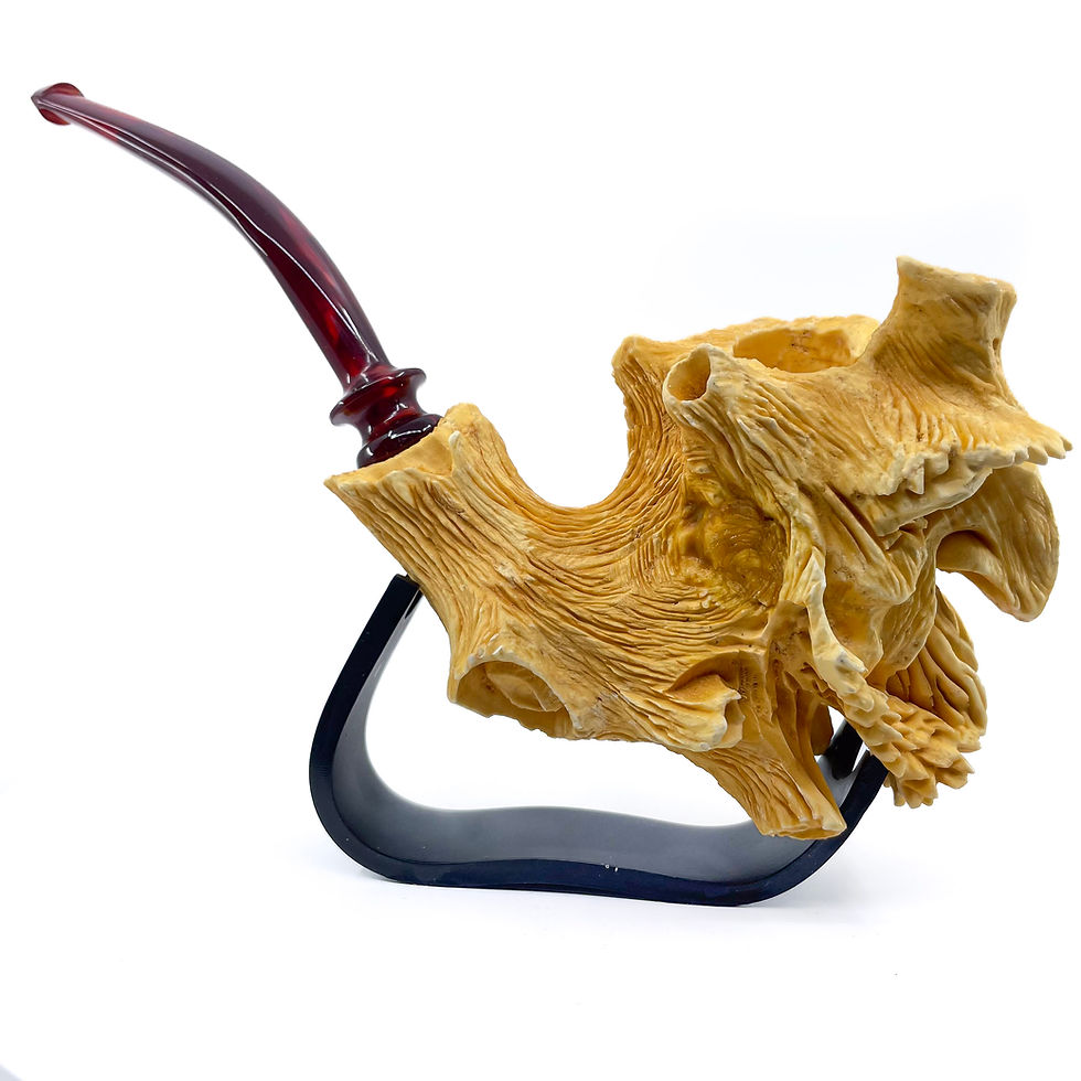 縮圖：S.Yanik Meerschaum Pipe Talking Tree, Ent Smoking Pipe