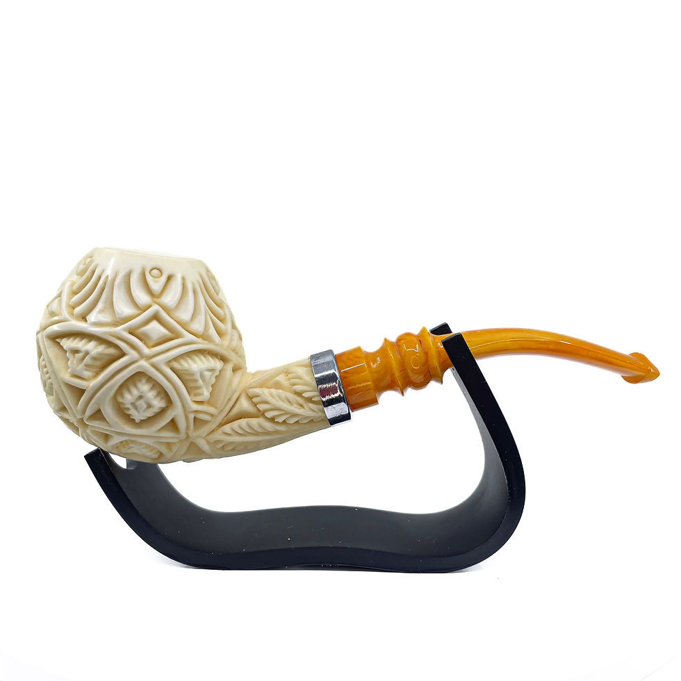縮圖：S.Yanik Meerschaum Pipe Apple Shaped Smoking Pipe