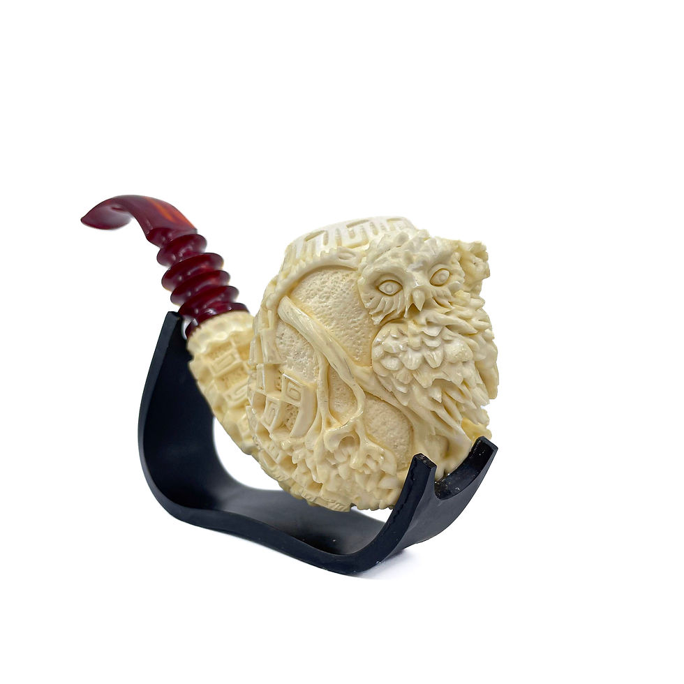Half Bent Sowy Owl Smoking Pipe