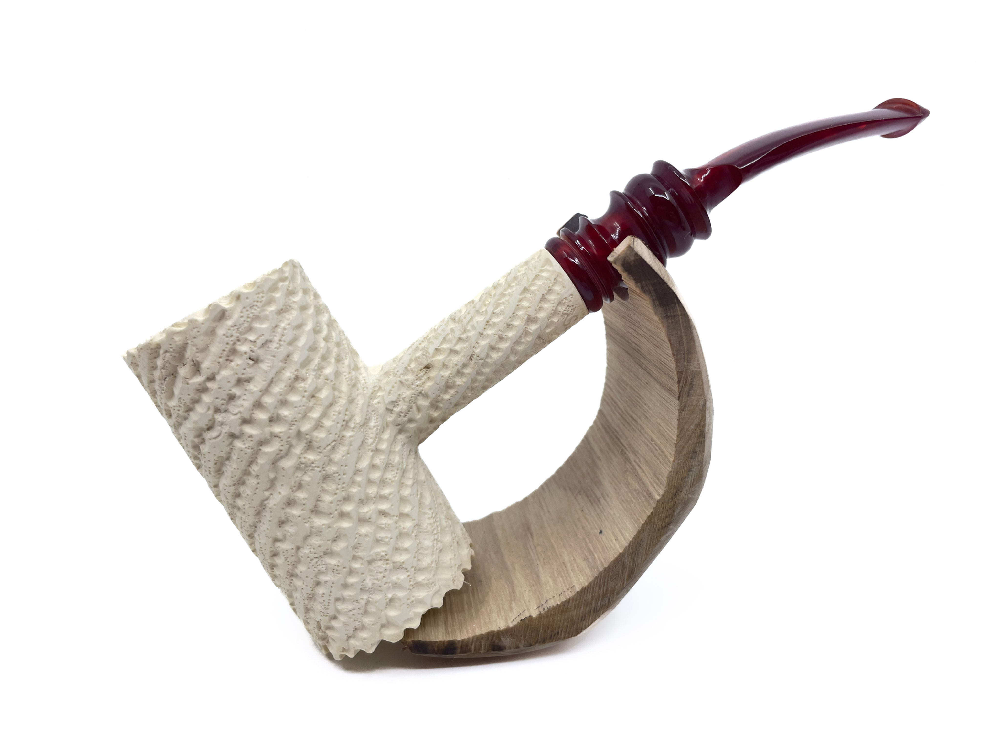 S.Yanik Meerschaum Pipe Hand Carved Poker Smoking Pipe