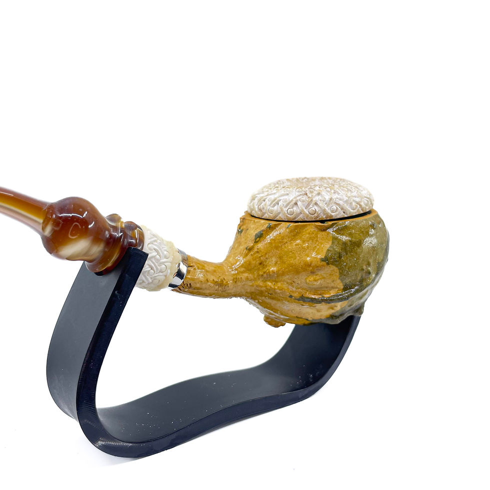 Thumbnail: Calabash Smoking Pipe, Real Gourd Body