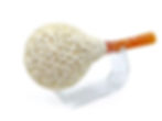 Thumbnail: S.Yanik Meerschaum Pipe Tomato Shaped Smoking Pipe with Celtic Ornament and Cap