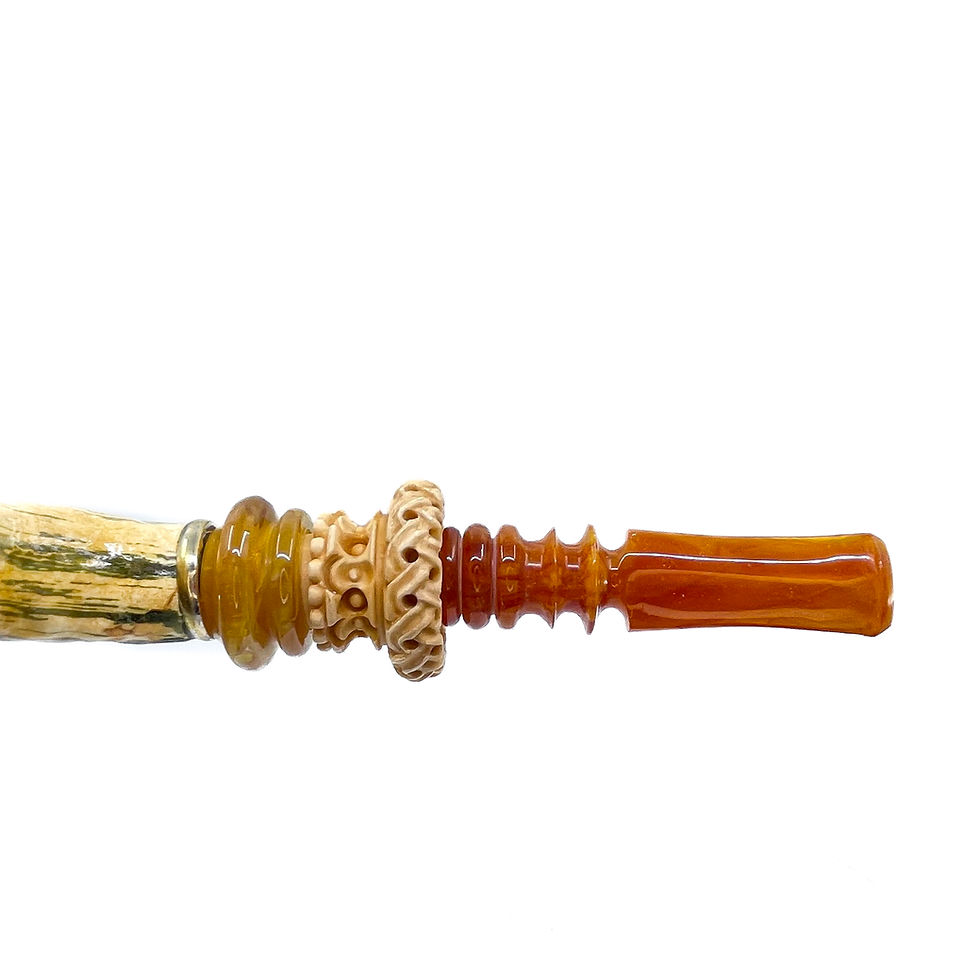 Thumbnail: Calabash Smoking Pipe, Real Gourd Body