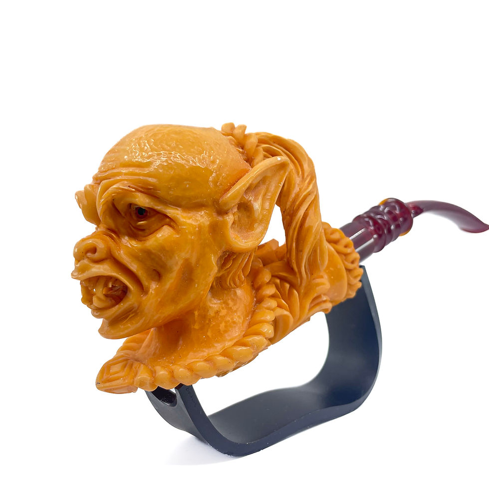 Thumbnail: S.Yanik Meerschaum Pipe Demon Smoking Pipe