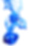 Blue ink background