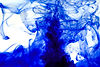 Blue ink background
