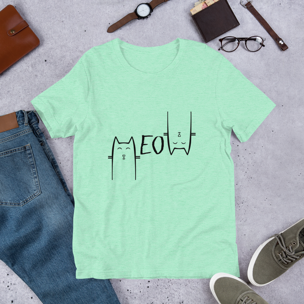 Talkin' Teez Meow Short-Sleeve Unisex T-Shirt