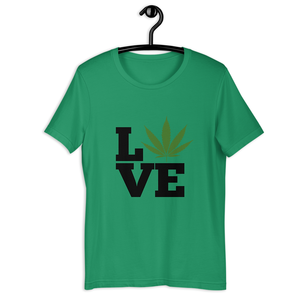 Thumbnail: Talkin' Teez Love Weed Unisex Teez
