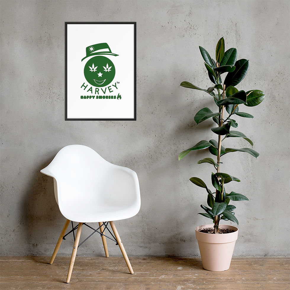 Thumbnail: Harvey GreenFace Framed matte paper poster