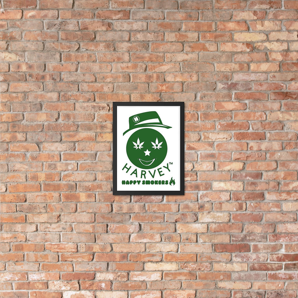 Thumbnail: Harvey GreenFace Framed matte paper poster