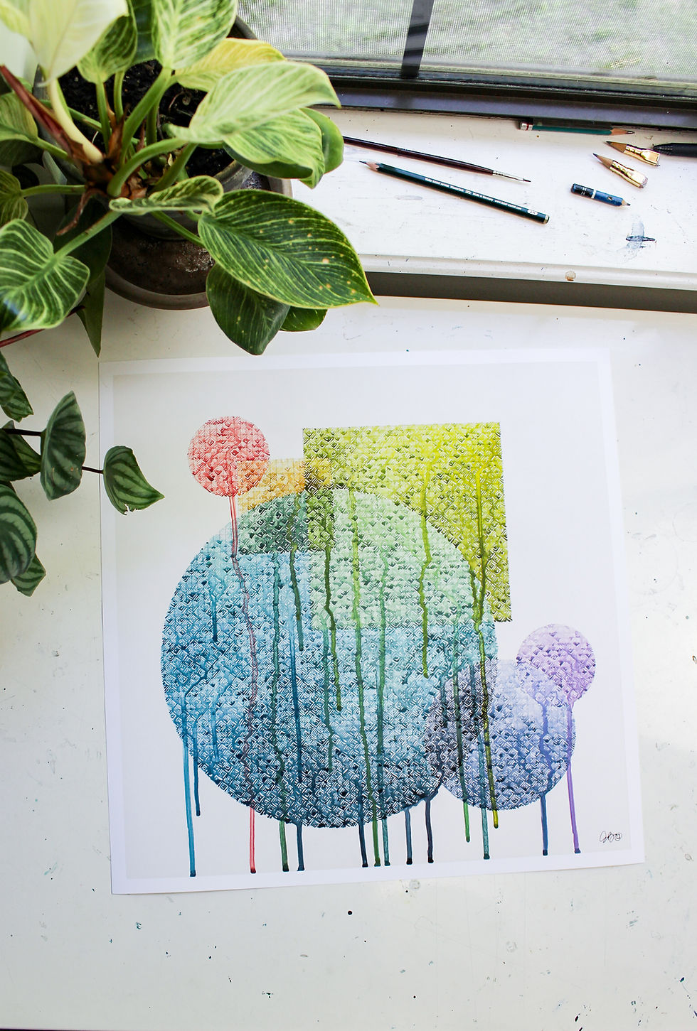 "Transparencies Pt. 2" Paper Print