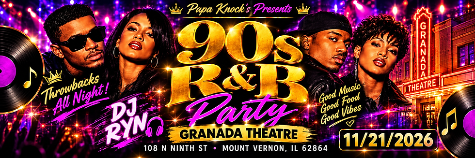 90's R&B Party - Presented by Papa Knock's