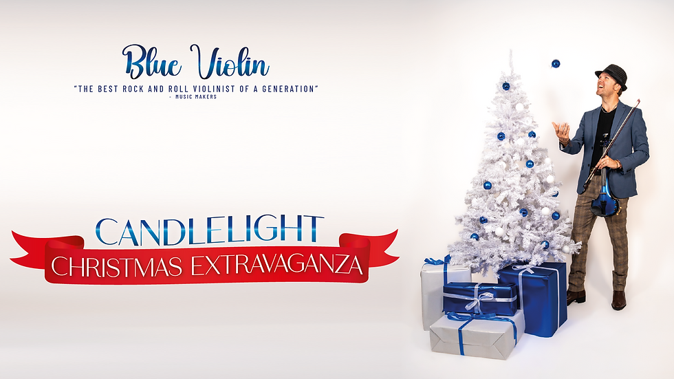 Blue Violin Candlelight Christmas