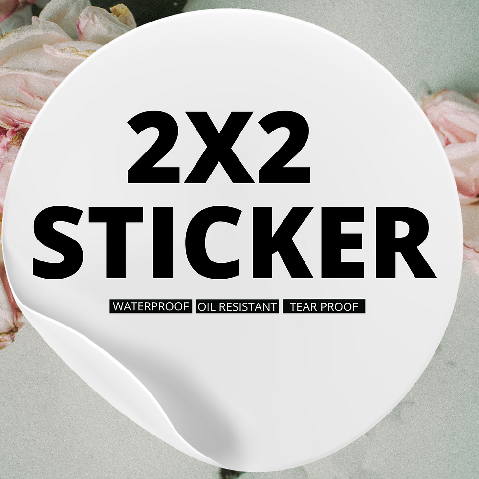 2X2 Stickers
