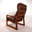 Thumbnail: EMC teak leather armchair, 1960
