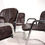 Miniaturbild: 4er Set Cidue Leder Chrom Freischwingerstühle von Willy Rizzo, 1970