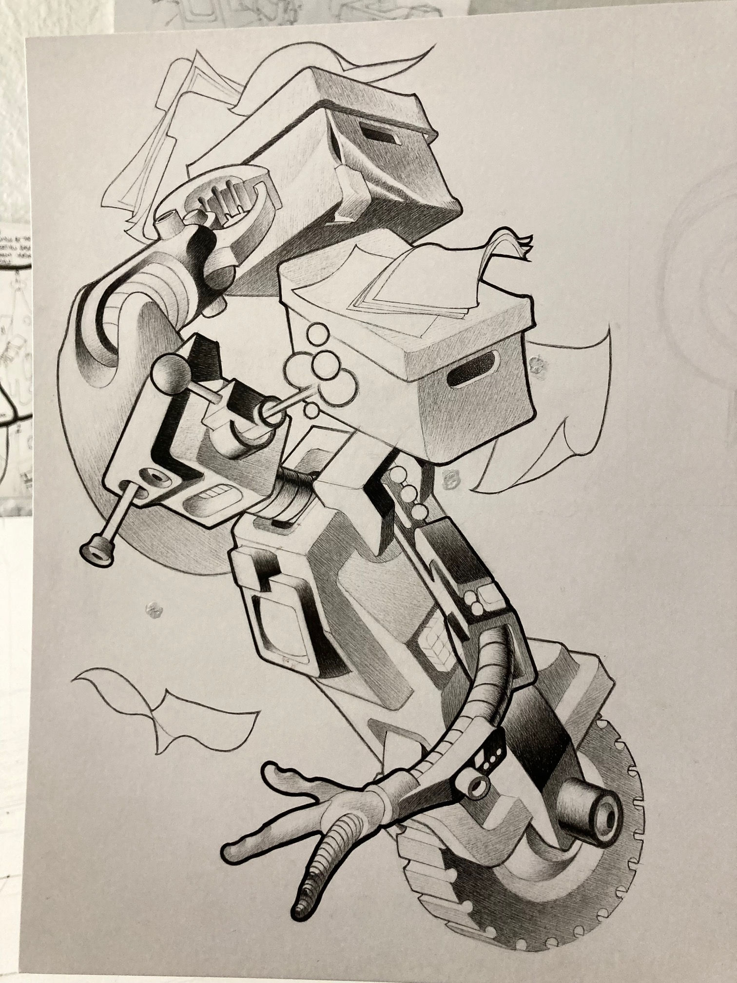 Oni Press Robot Cartoon #2 (Original Art)