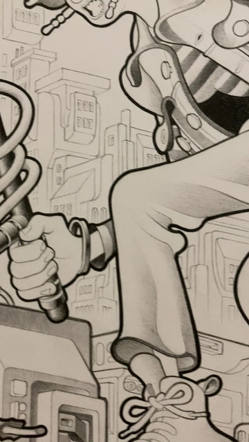 Thumbnail: High Strangeness #3 Cover (Original Art)