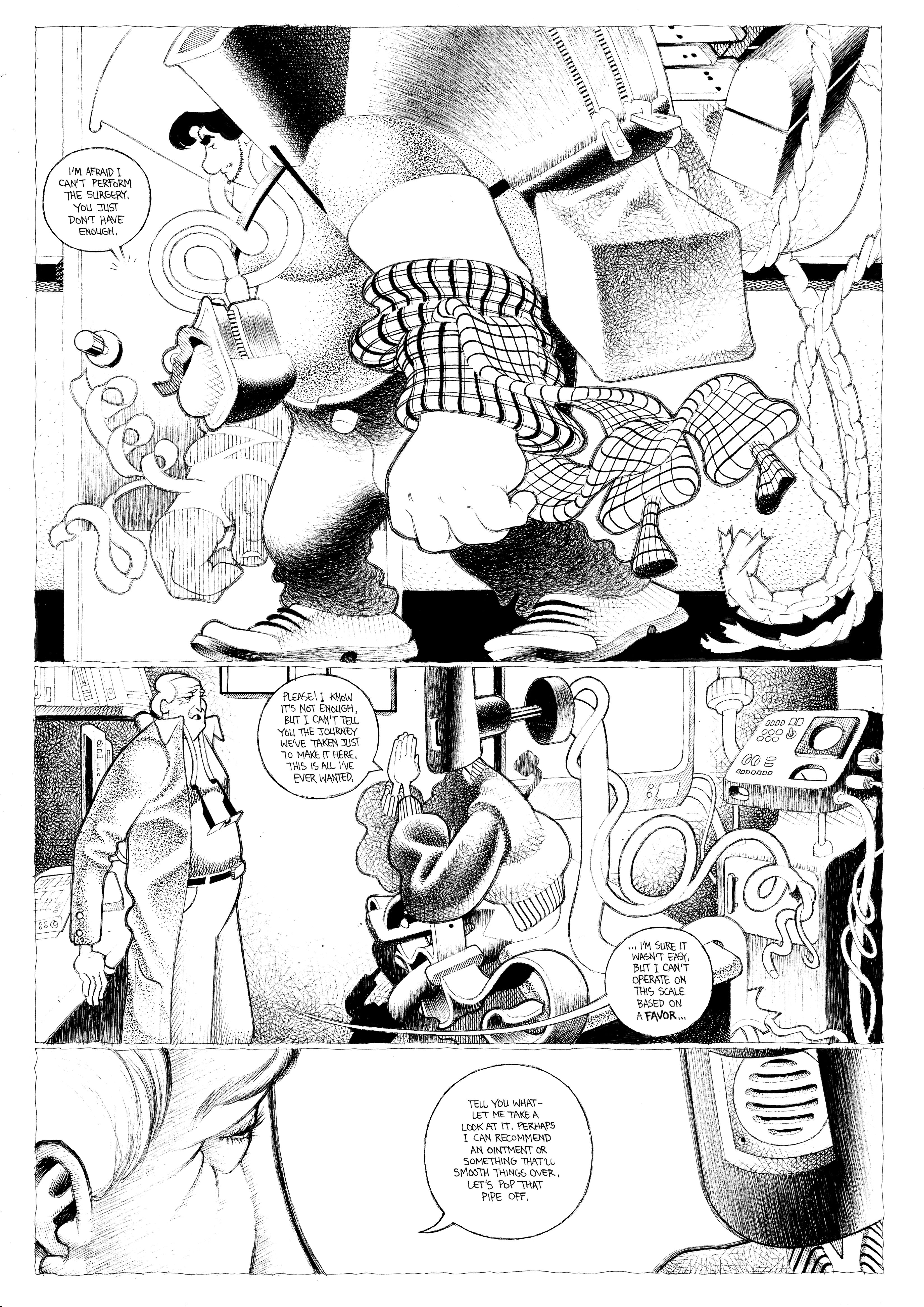 Faceless #3, Page 1 Original Art