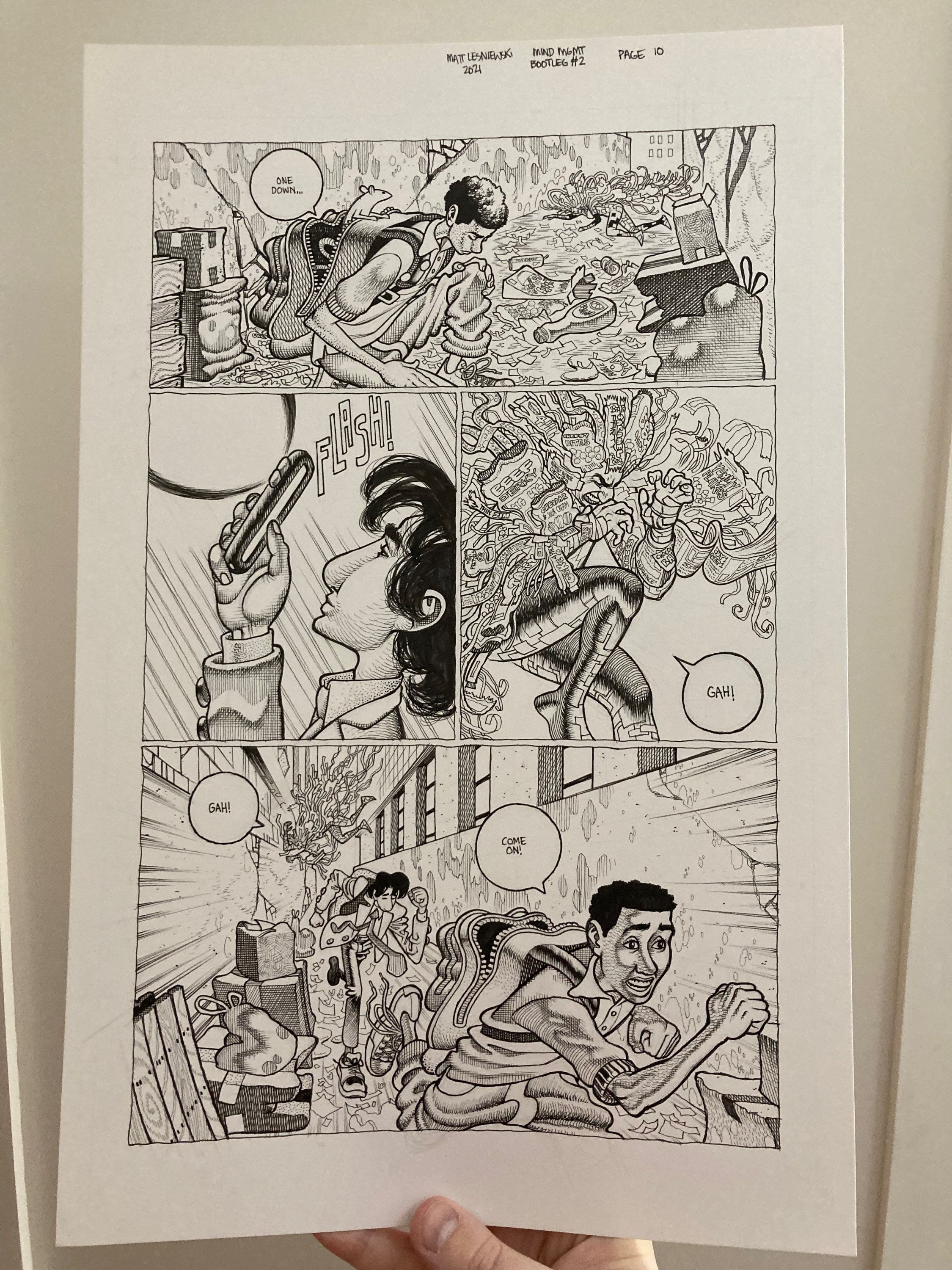 Mind MGMT Bootleg Page 10 Original Art