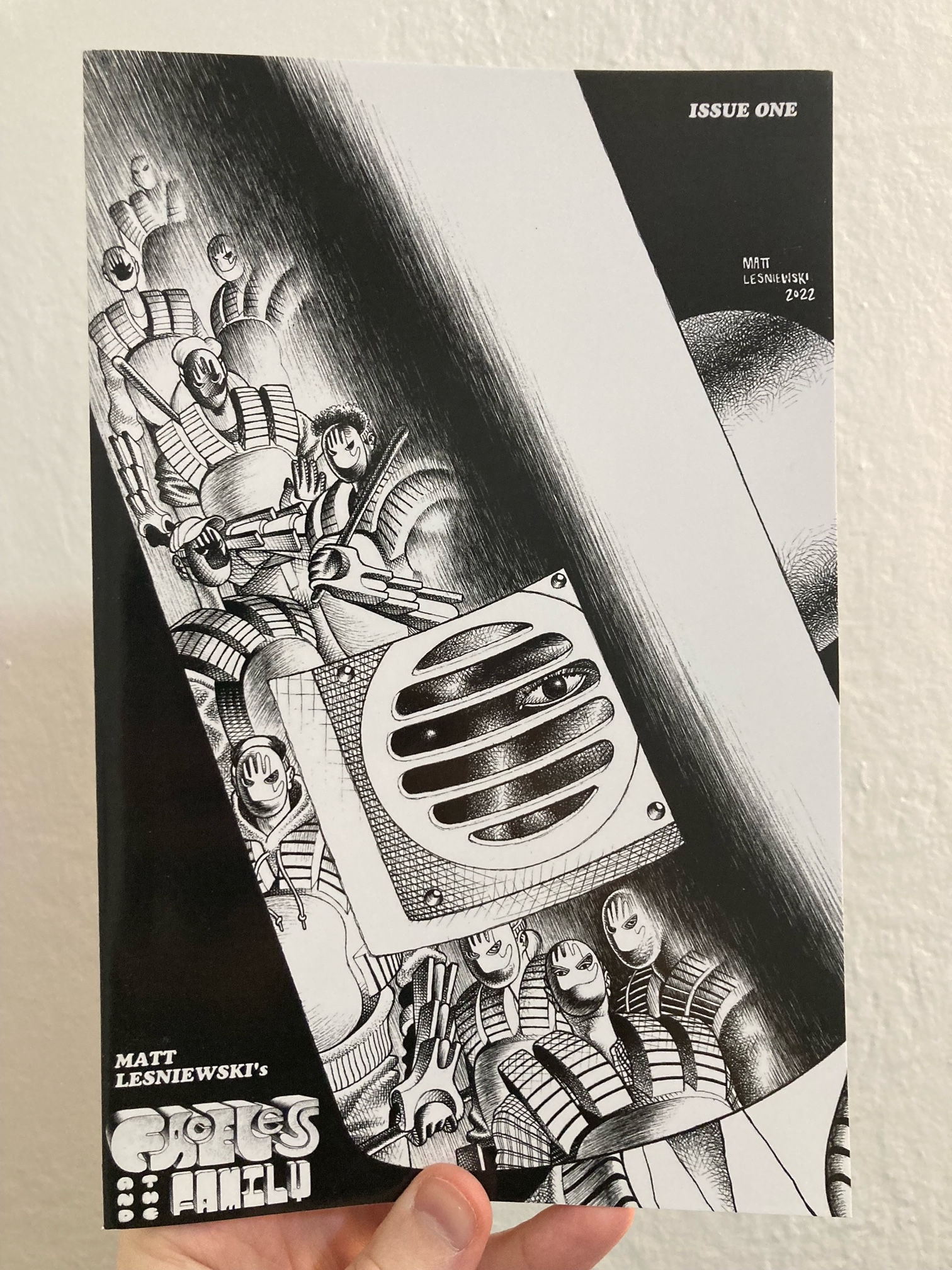 Faceless and the Family #1 (Zoop Edition- Matt Lesniewski Cover) Signed Comic